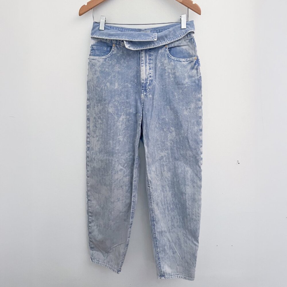 Scotch & Soda Women's Wide Leg Jeans | Blue Washed | Size 26 | High Rise